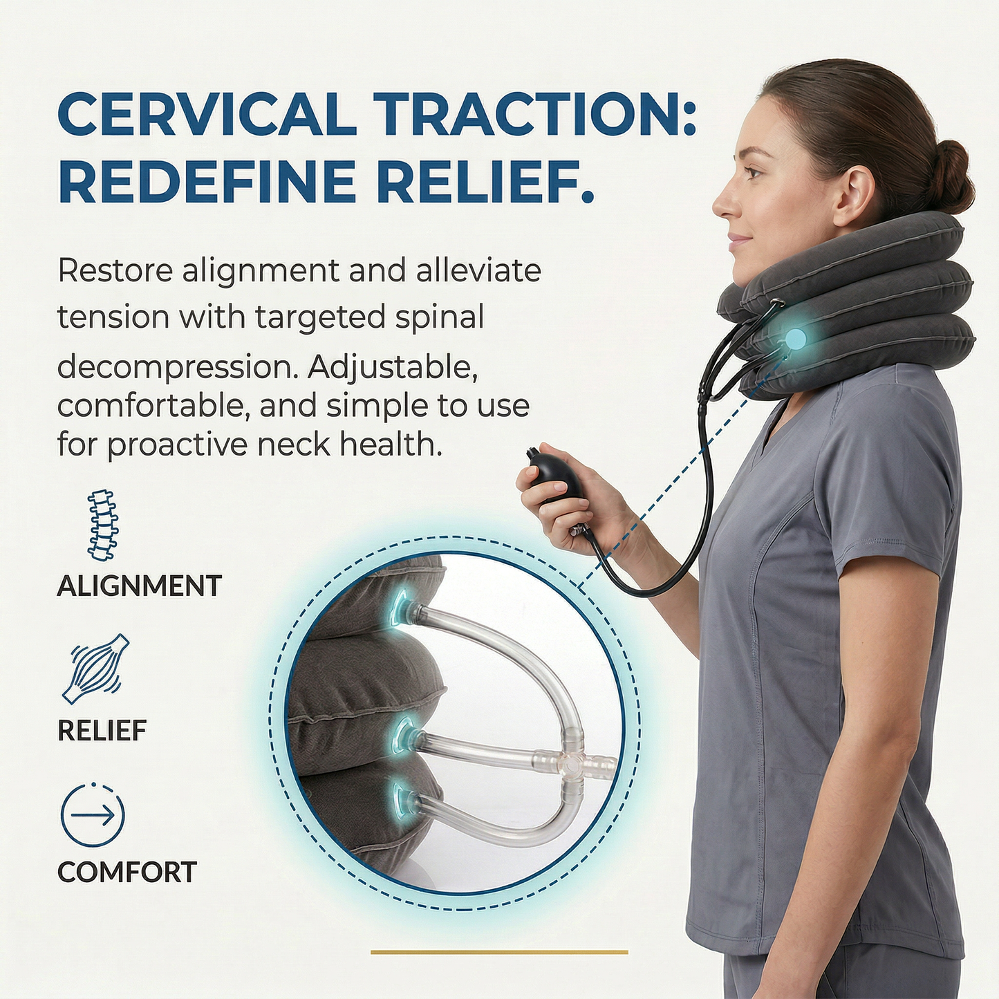 NeckRelief™ Cervical Traction Stretcher