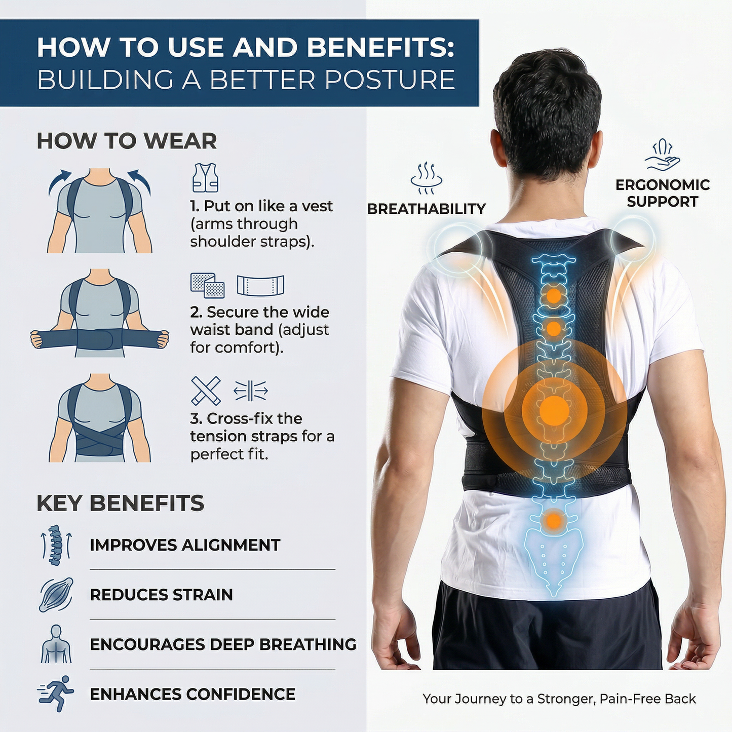 ReliefWrap™ Therapeutic Lumbar Support