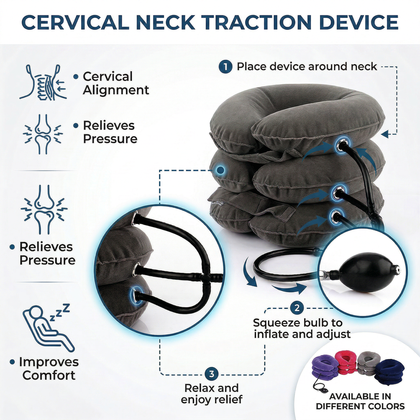 NeckRelief™ Cervical Traction Stretcher