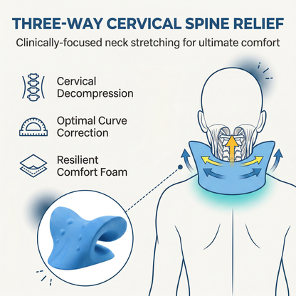 PlusSupport™ Cervical Traction Pillow (Heavy-Duty)
