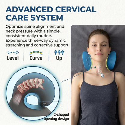 PlusSupport™ Cervical Traction Pillow (Heavy-Duty)