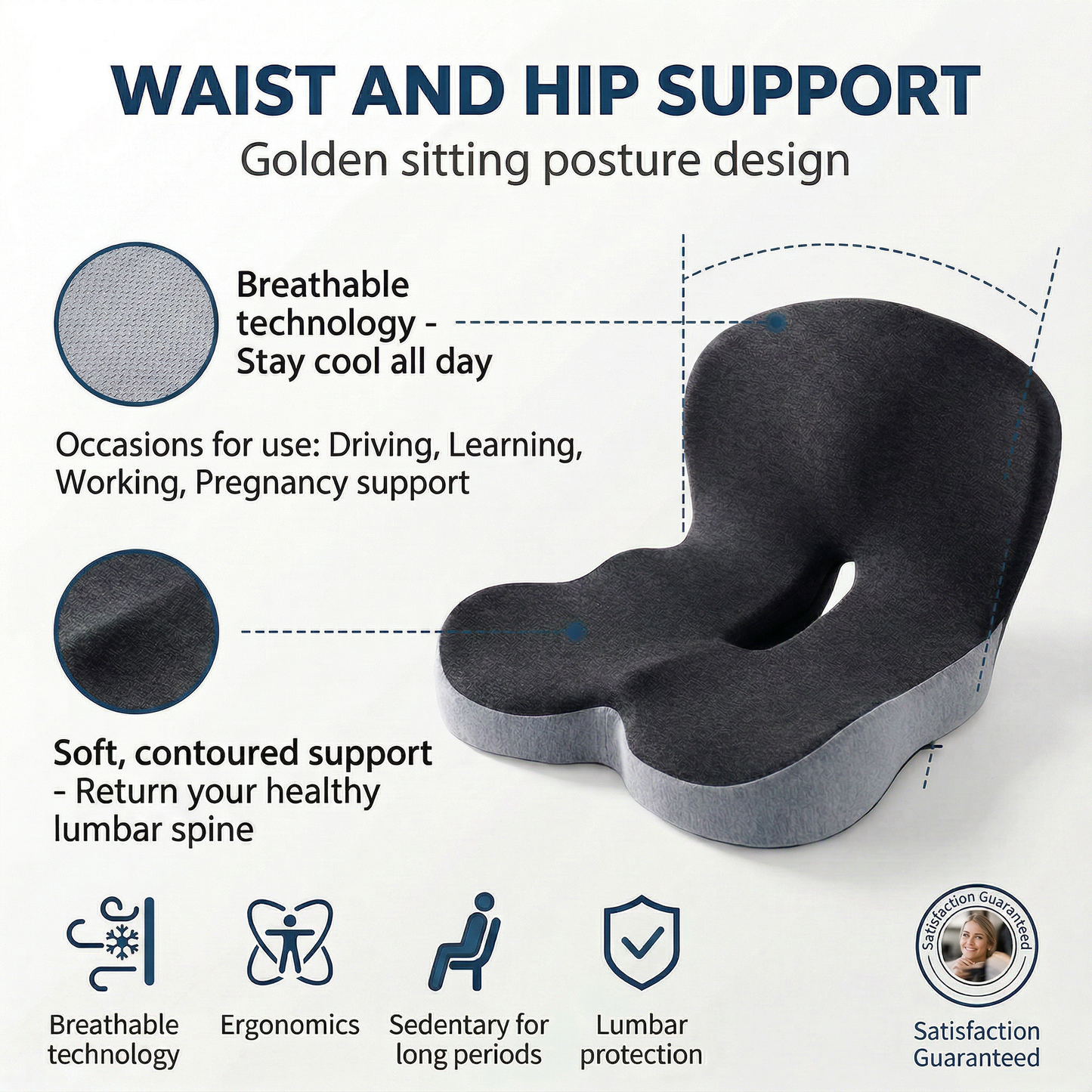 DeskFlex™ Invisible Ergonomic Back Brace