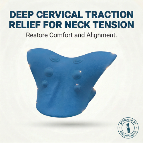 PlusSupport™ Cervical Traction Pillow (Heavy-Duty)